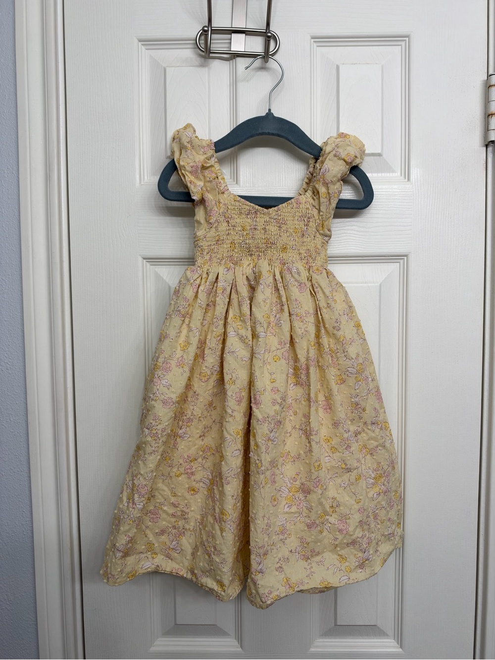 Noralee Hazel Dress - Smocked Yellow Floral